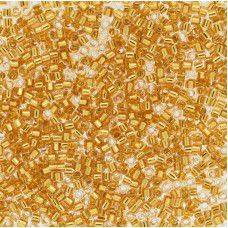 Gold Plate Lined Royal colour 2521, size 11/0 Delicas, 50g approx.