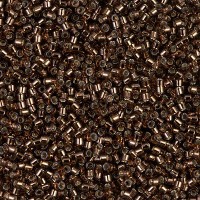 DBM0150 Brown Silver Lined, Size 10/0  Miyuki Delica Beads, Colour code -149 - 50g wholesale pack