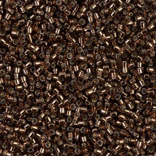 DBM0150 Brown Silver Lined, Size 10/0  Miyuki Delica Beads, Colour code -149 - 50g wholesale pack