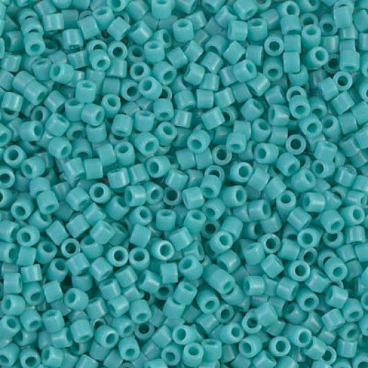 DBM0729 Turquoise Green Opaque, Size 10/0 Delica, Colour 729 - 50g wholesale pack