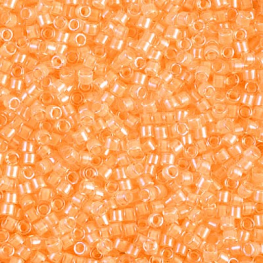 DBM2033 MIyuki  Miyuki Delica Beads - Size 10/0 - Luminous Creamsicle, col. 2033 - 5.2gm 