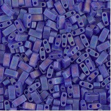 0417LFR Half Tila Beads - Matte Periwinkle