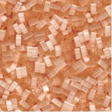 Silk Pale Light Coral Miyuki Half TILA Beads, Colour 2555, 5.2g appx.