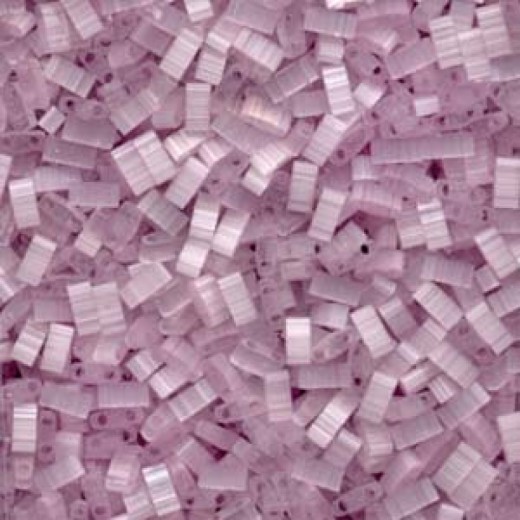 Silk Pale Lavender Miyuki Half TILA Beads, Colour 2564, 5.2g appx.