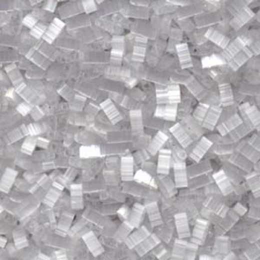 Silk Pale Shadow Miyuki Half TILA Beads, Colour 2595, 5.2g appx.