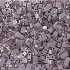 Opaque Mauve Luster Miyuki Half TILA Beads, Colour 0437, 5.2g appx.