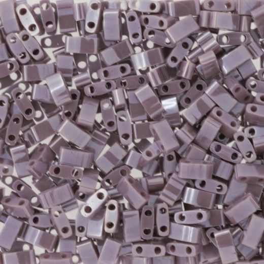 Opaque Mauve Luster Miyuki Half TILA Beads, Colour 0437, 5.2g appx.