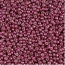Galvansied Magenta Dyed Duracoat, Colour 4219, Miyuki 11/0, 22g approx.