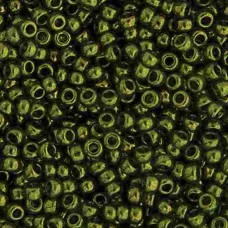 Olive Gold Luster Miyuki 15/0 Seed Beads,8.2g, Colour 0306