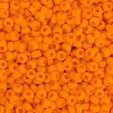 Orange Mandarin Opaque  Colour -0405 Miyuki 15/0 Seed Beads, 8.2gm apprx.