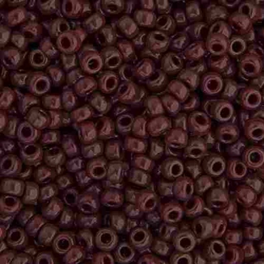 Chocolate Brown Opaque  Colour -0409 Miyuki 15/0 Seed Beads,8.2gm apprx.