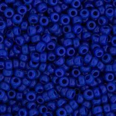 Cobalt Blue Opaque Miyuki 15/0 Seed Beads, 100g, Colour 0414