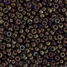 Brown Opaque Iris  Colour -0458 Miyuki 15/0 Seed Beads, 8.2gm apprx.