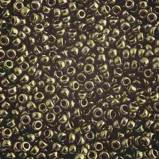 Metallic Olive  Colour -0459 Miyuki 15/0 Seed Beads, 8.2gm apprx.