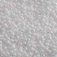 White Pearl AB  Colour -0471 Miyuki 15/0 Seed Beads, 8.2gm apprx.