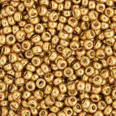 Duracoat Galvanized Gold  Colour -4202 Miyuki 15/0 Seed Beads, 8.2gm apprx.