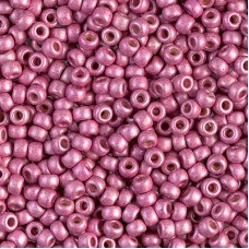 Hot Pink Matte Duracoat Galvanized Size 8/0 seed beads,, Colour 4210F, 22gm