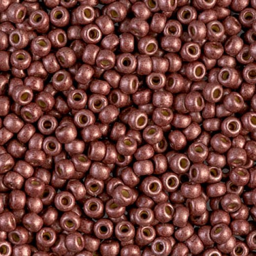 Dark Berry Matte Duracoat Galvanized Size 8/0 seed beads,, Colour 4212F, 22gm