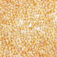 Crystal Apricot Medium, Miyuki 11/0 Union Seed Beads, Colour 55010, Approx. 22g	