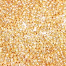 Bulk Bag Crystal Apricot Medium Coated Beads, 250gm	