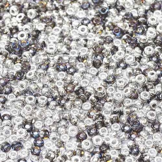 Crystal Bermuda Blue, Miyuki 11/0 Union Seed Beads, Colour 55012, Approx. 22g
