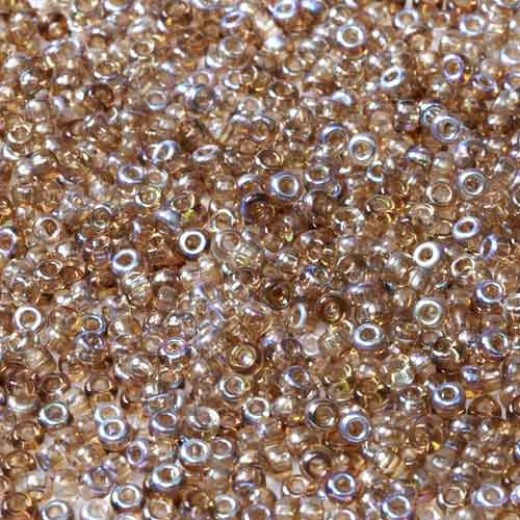 Crystal Brown Rainbow, 55019, Coated Beads, 22gm	