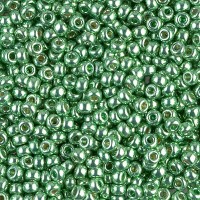 Mint Green Duracoat Galvanized Size 8/0 seed beads,, Colour 4214, 22gm