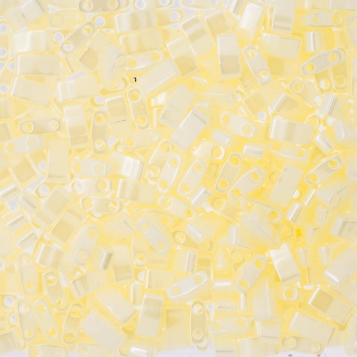Butter Cream Ceylon Miyuki Half TILA Beads, Colour 0513, 5.2g appx.