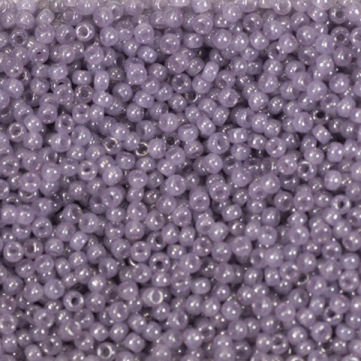 Lavender Translucent Miyuki 8/0 Seed Beads, 22g, Colour 2377