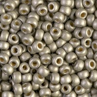 Duracoat Matte Galvanised Lt Pewter Miyuki size 6/0 Colour 4221F, 20g approx.