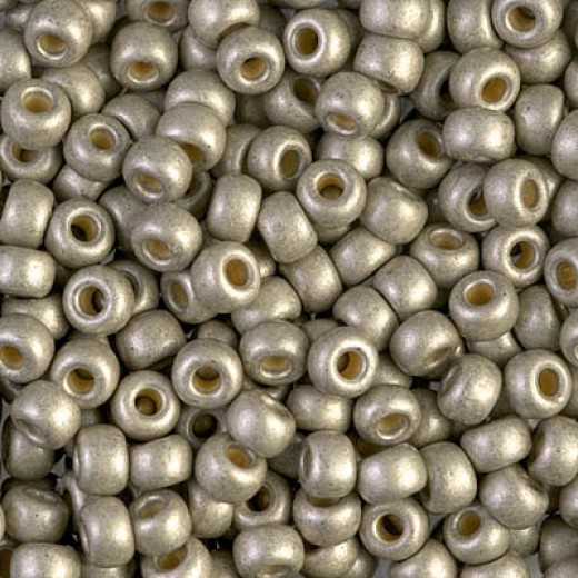 Duracoat Matte Galvanised Lt Pewter Miyuki size 6/0 Colour 4221F, 20g approx.