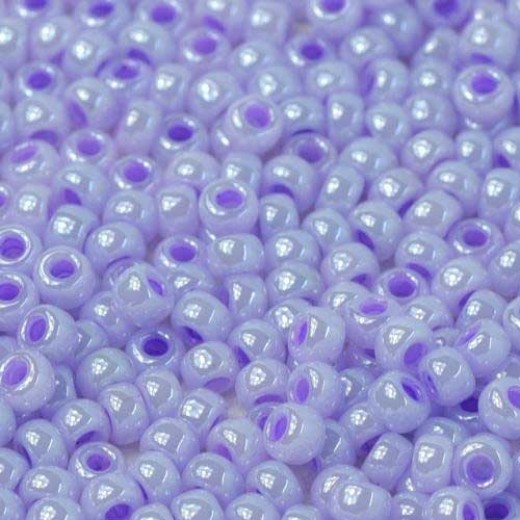 Miyuki Size 11 Seed Beads, Lavender Ceylon, Colour 0534, 250g Wholesale pack