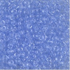Transparent Light Cornflower Blue Miyuki 8/0 Seed Beads, 22g, Colour 0159L