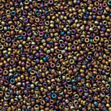 Cut Metallic Purple Gold Iris  Miyuki 11/0 Seed Beads, colour 0188, 5.2g approx.