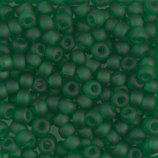 Frost Green Miyuki size 6/0 Colour  0146F, 250g approx.