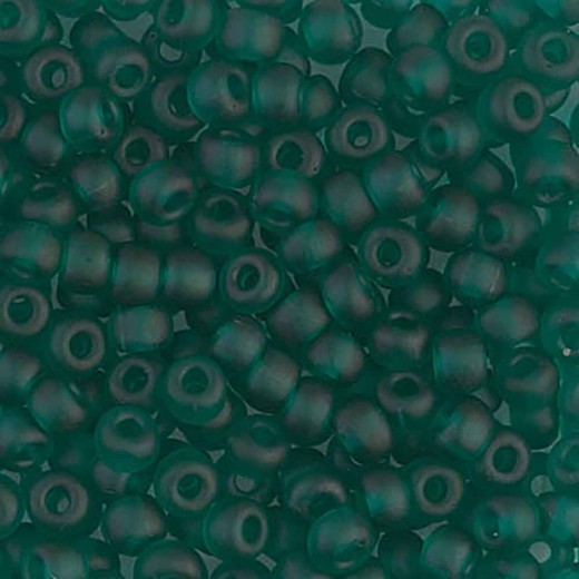 Matte Transparent Emerald Miyuki size 6/0 Colour  0147F, 250g approx. Wholesale pack