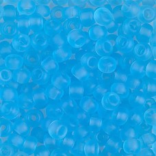 Matte Transparent Light Blue Miyuki size 6/0 Colour  0148F, 20g approx.