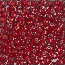 Ruby Red Silver Lined, Colour 0141S Miyuki 6/0 Seed Beads, 20g approx.