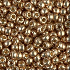 Duracoat Galvanised Champagne Miyuki size 6/0 Colour 4204, 20g approx.