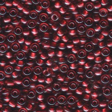 Pearlised Amethyst LIned Burgundy Miyuki 6/0 Seed Beads, 20g, Colour 3804