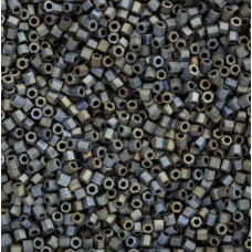 Size 8/0 Miyuki Cut Seed Beads, Matte Metallic Grey, Colour 2002, Approx 22 Gram...