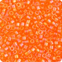 DBM0151 Light Orange Transparent AB, Size 10/0  Miyuki Delica Beads, Colour code -151 - 50g Bag
