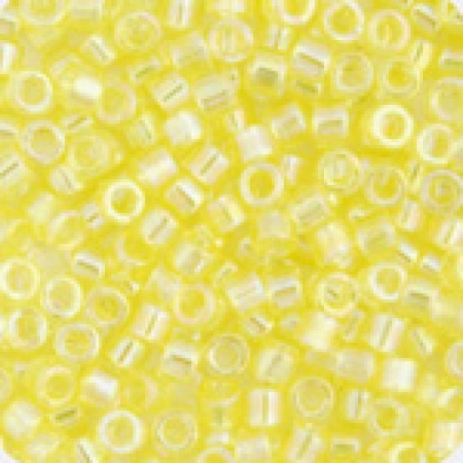 DBM0171 Yellow Transparent AB, Size 10/0  Miyuki Delica Beads, Colour code -171 - 50g Bag