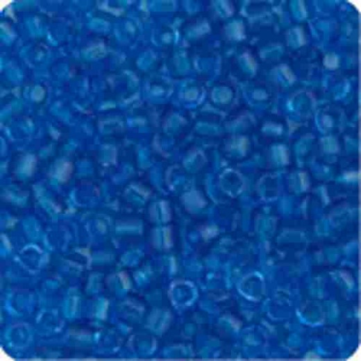 DBM0714 Capri Blue Transparent, Size 10/0  Miyuki Delica Beads, Colour 714 - Approx. 5.2g