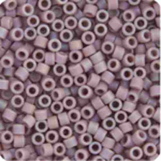 DBM0875 Mauve Opaque AB Matte, Size 10/0  Miyuki Delica Beads, Colour 875 - Approx. 5.2g
