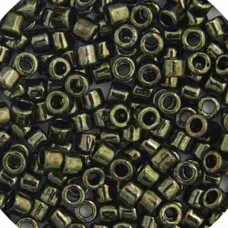 DBM0011 Olive Metallic, Size 10/0  Miyuki Delica Beads, Colour code -11 - Approx...