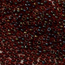 Garnet Lined Ruby AB Miyuki 15/0 Seed Beads, 8.2g, Colour 0367