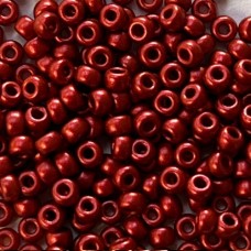 Lava Red Miyuki 8/0 Beads Colour 4591, 10gms approx.