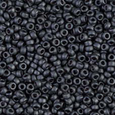 Matte Metallic Slate Miyuki Size 8/0 seed beads, Colour 2065, 22gm