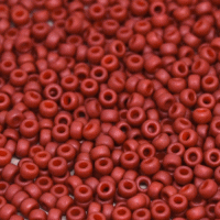 Matte Opaque Terracotta Miyuki Size 8/0 seed beads, Colour  2315, 22gm